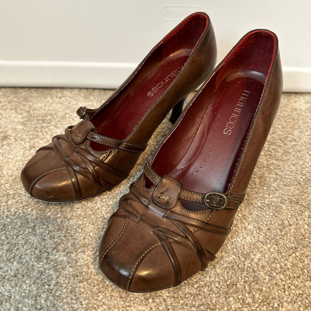 Maurices brown heel